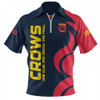 Adelaide Crows Zip Polo Shirt One Team One Premiership Dream