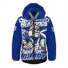 Canterbury-Bankstown Bulldogs Hooded Padded Jacket Fearless Fight For Finals Glory