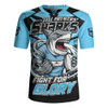 Cronulla-Sutherland Sharks Rugby Jersey Fearless Fight For Finals Glory