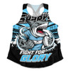 Cronulla-Sutherland Sharks Women Racerback Tank Fearless Fight For Finals Glory