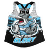 Cronulla-Sutherland Sharks Women Racerback Tank Fearless Fight For Finals Glory