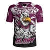 Manly Warringah Sea Eagles Rugby Jersey Fearless Fight For Finals Glory