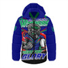 New Zealand Warriors Hooded Padded Jacket Fearless Fight For Finals Glory