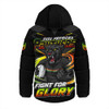 Penrith Panthers Hooded Padded Jacket Fearless Fight For Finals Glory