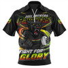 Penrith Panthers Zip Polo Shirt Fearless Fight For Finals Glory