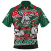South Sydney Rabbitohs Zip Polo Shirt Fearless Fight For Finals Glory