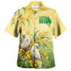 Australia Hawaiian Shirt Happy Wattle Day Cockatoo Native Bloom Celebration