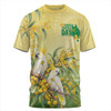 Australia T-Shirt Happy Wattle Day Cockatoo Native Bloom Celebration
