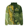 Australia Padded Jacket Golden Native Bloom National Wattle Day Spirit