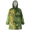 Australia Snug Hoodie Golden Native Bloom National Wattle Day Spirit