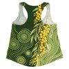 Australia Women Racerback Tank Golden Native Bloom National Wattle Day Spirit