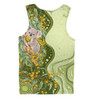 Australia Men Tank Top National Wattle Day Koala Native Floral Pride