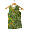 Australia Men Tank Top Spring Wattle Swift Parrots Floral National Wattle Day