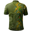 Australia Polo Shirt Spring Wattle Swift Parrots Floral National Wattle Day