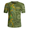 Australia Rugby Jersey Spring Wattle Swift Parrots Floral National Wattle Day
