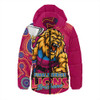 Brisbane Lions Hooded Padded Jacket Finals Battle For The Ultimate Championship