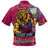 Brisbane Lions Zip Polo Shirt Finals Battle For The Ultimate Championship