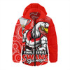 Sydney Swans Hooded Padded Jacket Finals Battle For The Ultimate Championship