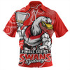 Sydney Swans Zip Polo Shirt Finals Battle For The Ultimate Championship
