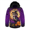 Australia Hooded Padded Jacket Witchy Kookaburra And The Haunted Wattle Grove