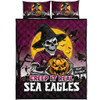 Manly Warringah Sea Eagles Quilt Bed Set Creep It Real When Darkness Falls