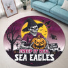 Manly Warringah Sea Eagles Round Rug Creep It Real When Darkness Falls
