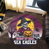 Manly Warringah Sea Eagles Round Rug Creep It Real When Darkness Falls