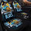 New South Wales Blues Car Seat Cover Creep It Real When Darkness Falls