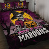 Queensland Maroons Quilt Bed Set Creep It Real When Darkness Falls