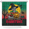 South Sydney Rabbitohs Shower Curtain Creep It Real When Darkness Falls
