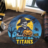 Gold Coast Titans Round Rug Creep It Real When Darkness Falls