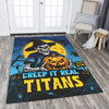 Gold Coast Titans Area Rug Creep It Real When Darkness Falls