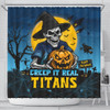 Gold Coast Titans Shower Curtain Creep It Real When Darkness Falls