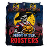 Sydney Roosters Bedding Set Creep It Real When Darkness Falls