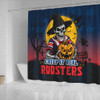 Sydney Roosters Shower Curtain Creep It Real When Darkness Falls