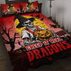 St. George Illawarra Dragons Quilt Bed Set Creep It Real When Darkness Falls