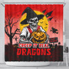 St. George Illawarra Dragons Shower Curtain Creep It Real When Darkness Falls
