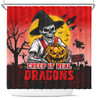 St. George Illawarra Dragons Shower Curtain Creep It Real When Darkness Falls