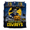 North Queensland Cowboys Bedding Set Creep It Real When Darkness Falls