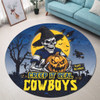 North Queensland Cowboys Round Rug Creep It Real When Darkness Falls