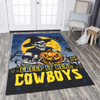 North Queensland Cowboys Area Rug Creep It Real When Darkness Falls