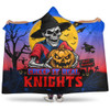 Newcastle Knights Hooded Blanket Creep It Real When Darkness Falls