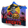 Newcastle Knights Hooded Blanket Creep It Real When Darkness Falls