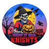 Newcastle Knights Round Rug Creep It Real When Darkness Falls
