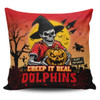 Redcliffe Dolphins Pillow Cover Creep It Real When Darkness Falls