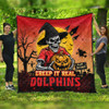 Redcliffe Dolphins Quilt Creep It Real When Darkness Falls