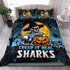Cronulla-Sutherland Sharks Bedding Set Creep It Real When Darkness Falls