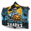 Cronulla-Sutherland Sharks Hooded Blanket Creep It Real When Darkness Falls
