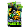 Canberra Raiders Bedding Set Creep It Real When Darkness Falls