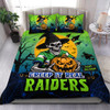 Canberra Raiders Bedding Set Creep It Real When Darkness Falls